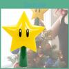 Bros Super Mario Star Light Light Up Holiday Xmas Tree Topper Decor Lamp Party