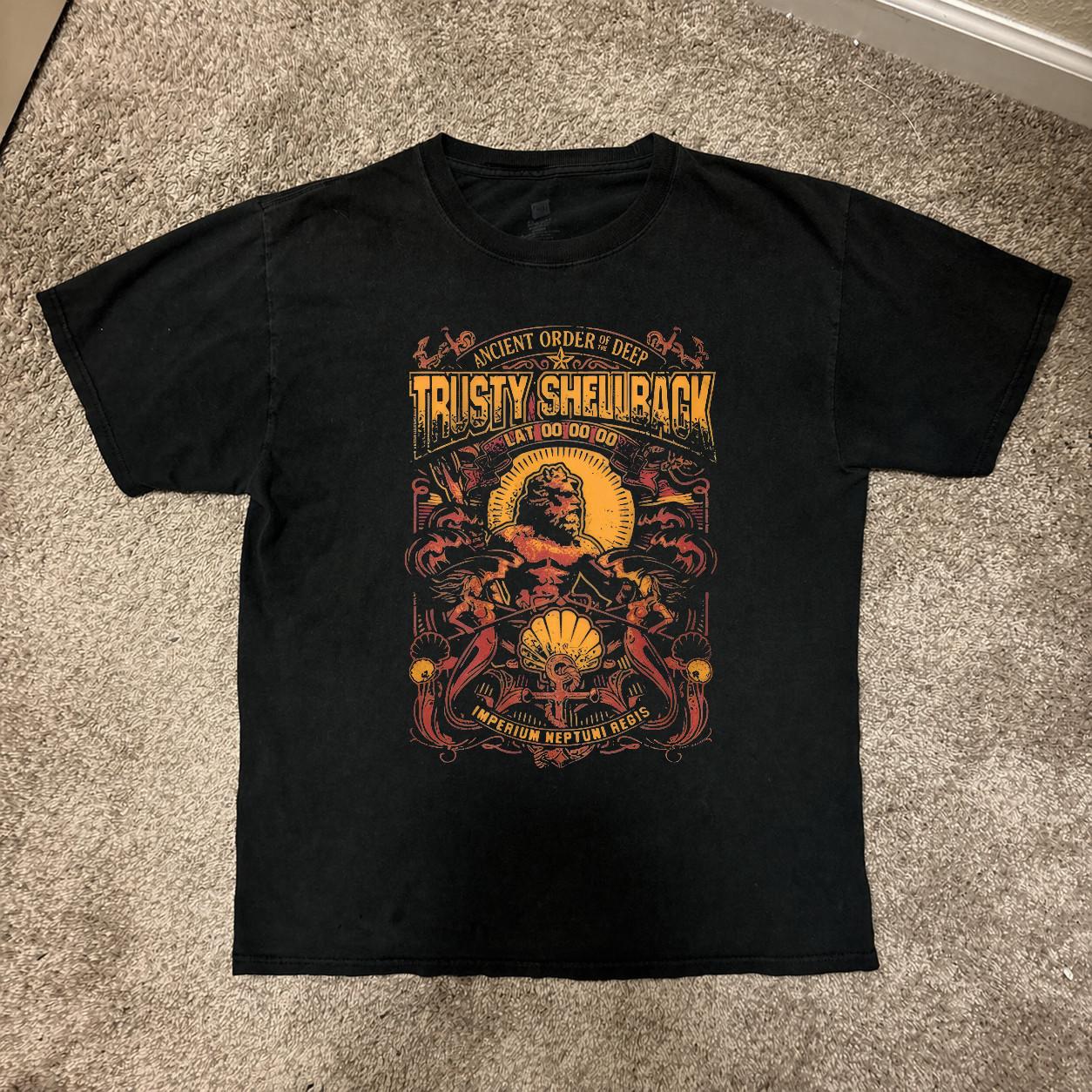 Made in USA Shellback T-shirt, Size S to 5XL, Comfortable & Durable S разноцветный