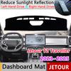 Car Dashboard Cover Pad for Jetour T2 Traveller ~2025 Anti-Slip Mat Sunshade Dashmat Carpet Rug Cushion Sticker Accessories