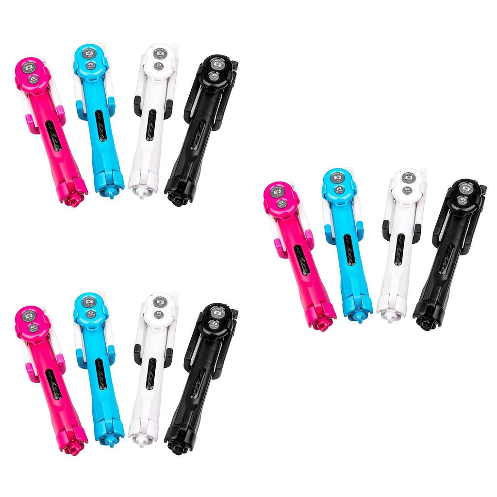 Verstellbares Metall-Smartphone-Stativ mit Bluetooth-Auslöser für Android- und iOS-Geräte