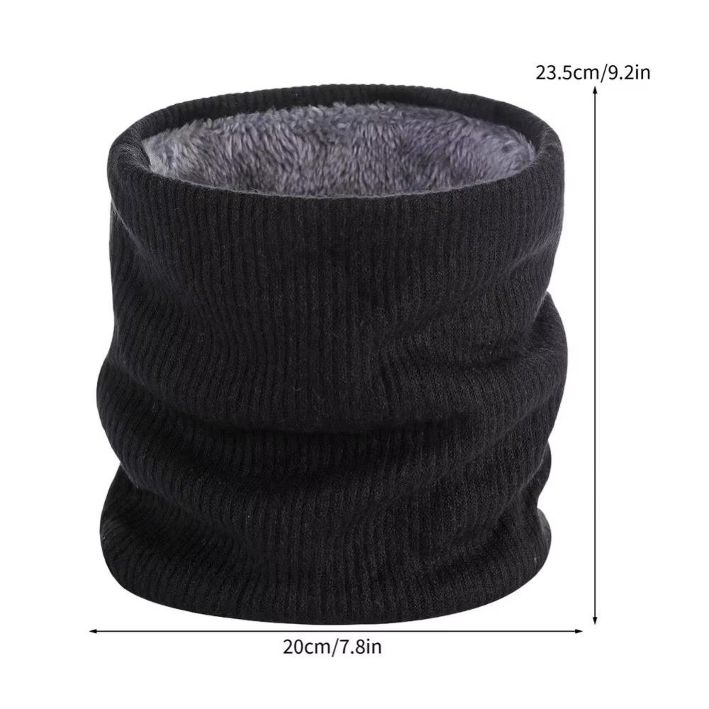 Warmer Neck Tube Knitted Scarf Double-Layer Neck Warmer Fashion Riding Mask Woman/Men