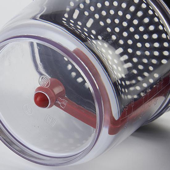 Fat Separator Cup with Bottom Release 4-Cup Gravy Strainer & Oil Filter for Cooking Heat-Resistant Kitchen Gadget