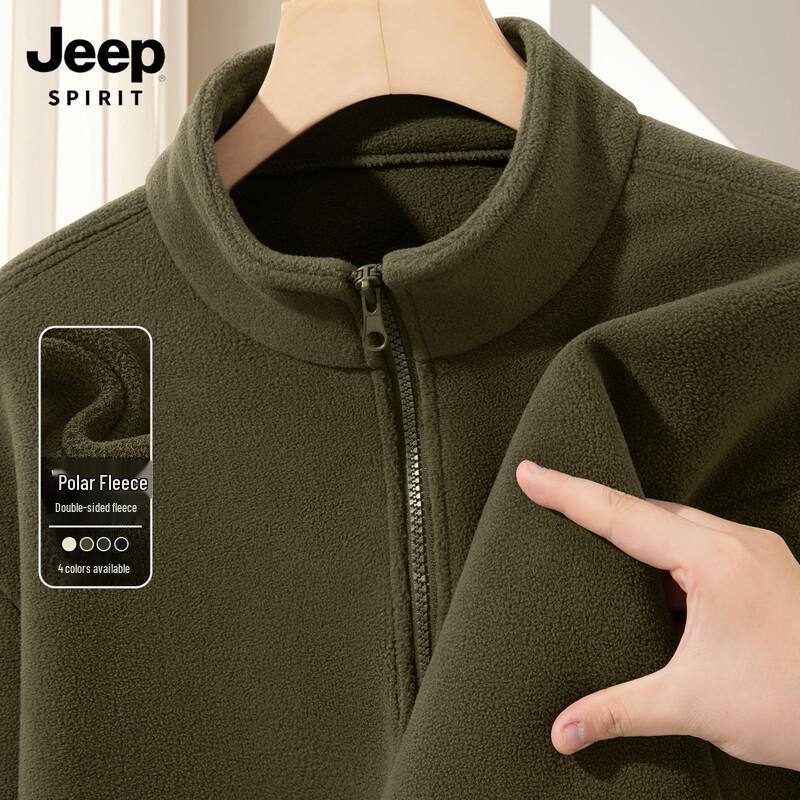 Мужской пуловер с флисовой подкладкой JEEP SPIRIT 2XL
