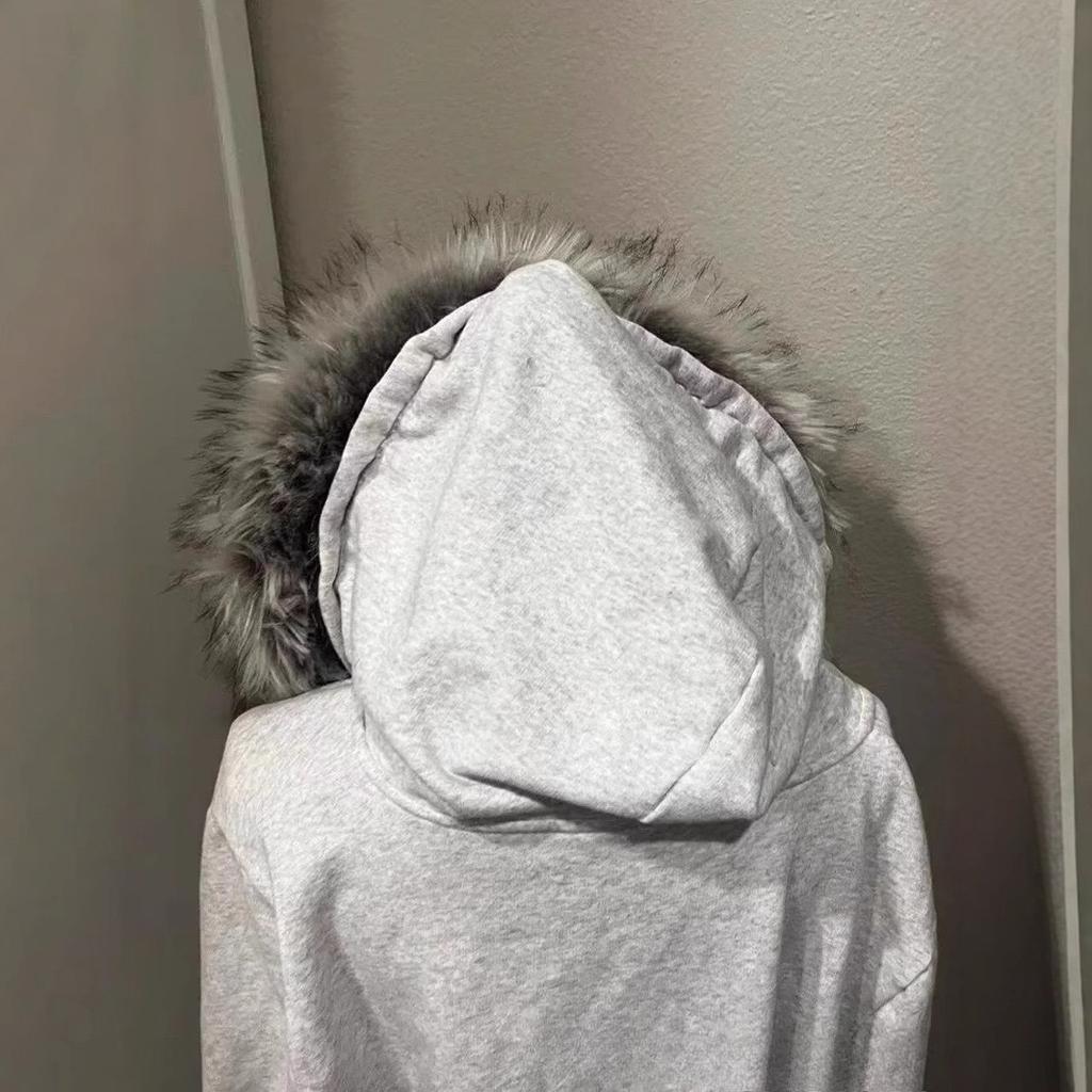 2KWEIRD Y2k Women Gothic Hip Hop Fashion Graphic Punk Letter Print Zip Up Hoodies Aesthetic Harajuku Hoodies Clothes Streetwear