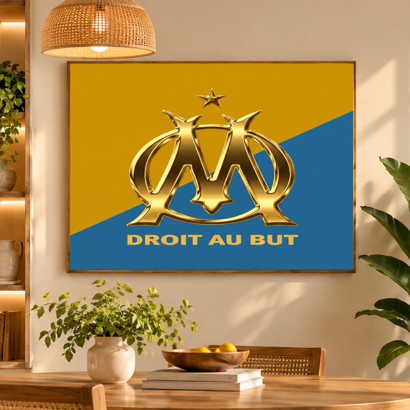 5D Diamond Painting Olympique Lyonnais FC DIY Full Drill Diamond Art Kit Home Decoration