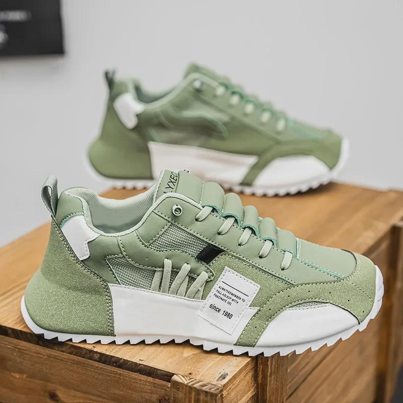 „2024 Herbst Europäische Herren Atmungsaktive Sport Freizeitschuhe - Große Größe, Inner Lift, Dad Style“