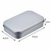Metal Box Convenient Empty For Cosmetics For Lip Gloss