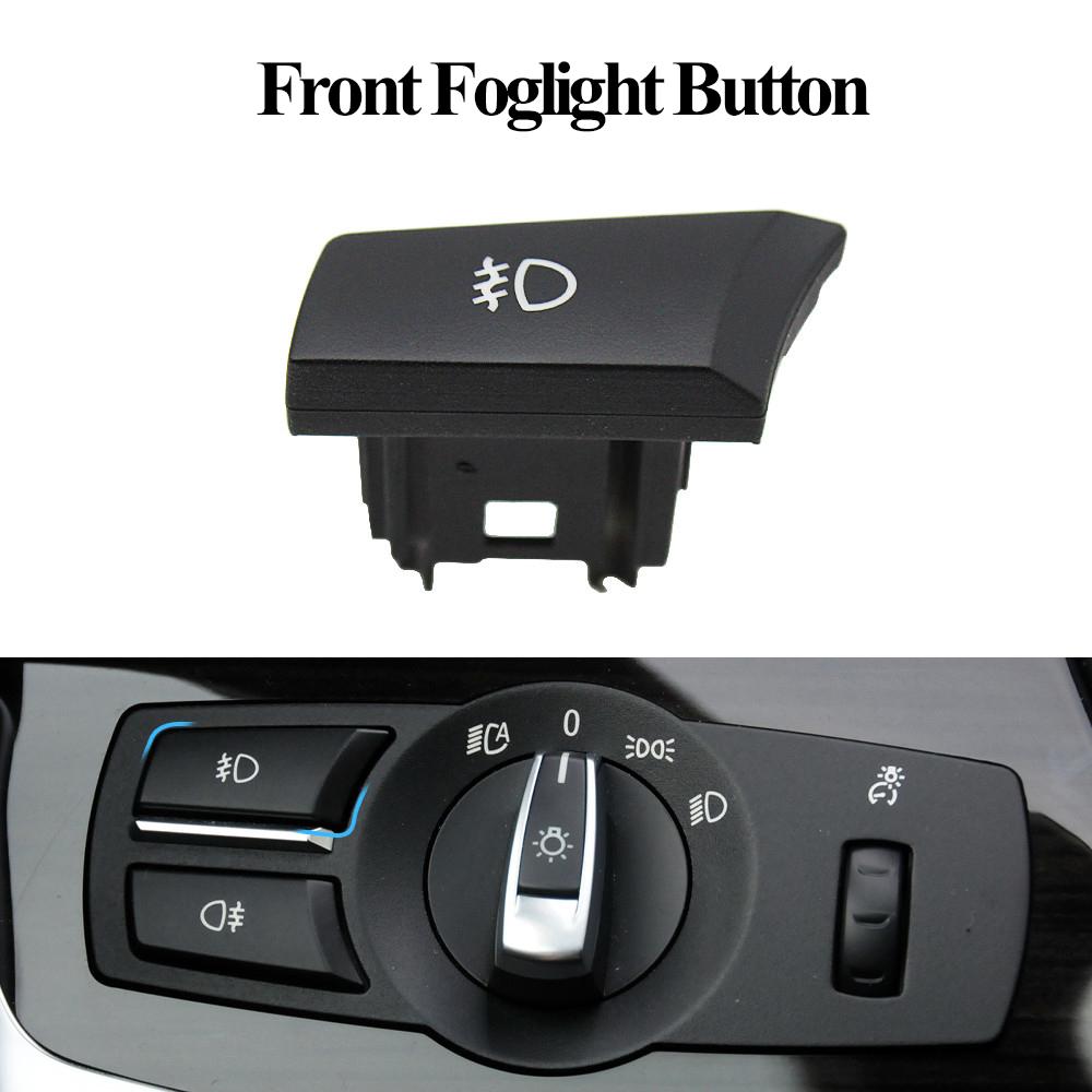 Car Front Head Light Switch Rotation Button Headlight Lamp Control Konb Cover For BMW 5 5GT 6 7 X3 X4 Series F10 F07 F06 F01 F25