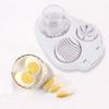 Flower-Shaped Three-in-One Egg Slicer and Dicer