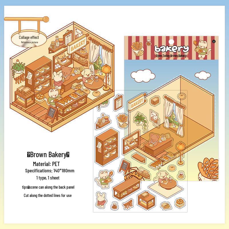 Ink Words Landscaping 3D Stickers: Infeel.Me 20th Edition DIY Fun
