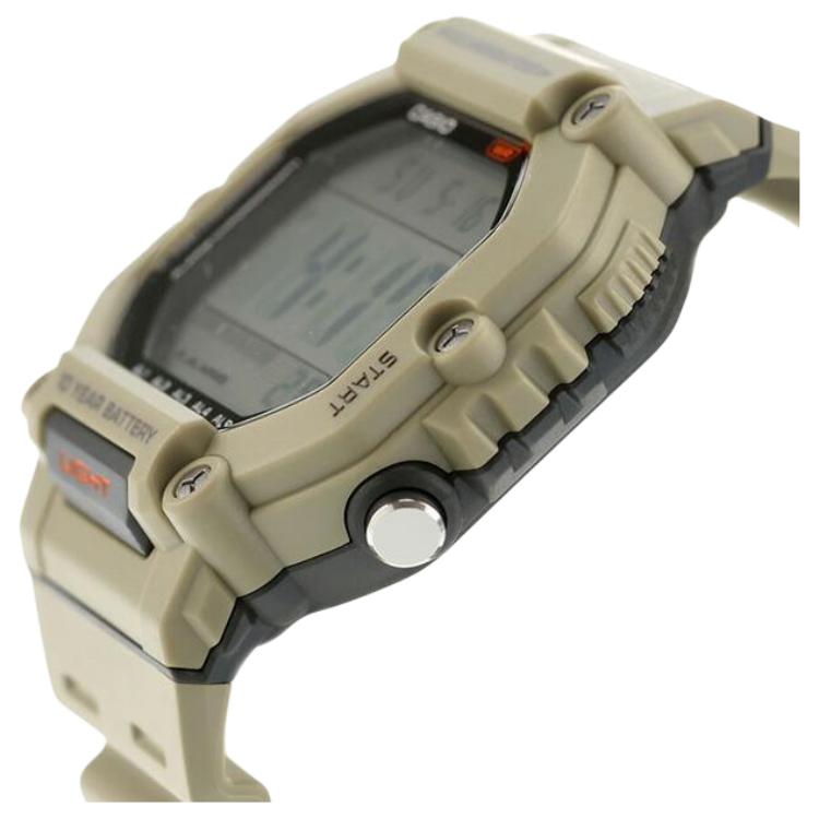 Casio ZEGAREK CYFROWY WODOSZCZELNY 100m Mechanizm Kwarcowy Unisex Szara Tarcza AE-1600H-5AV