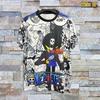 Men's Casual One Piece T-Shirt Zoro Modern Print Boys Clothes Girls Short Sleeve Men Jersey Breathable Summer