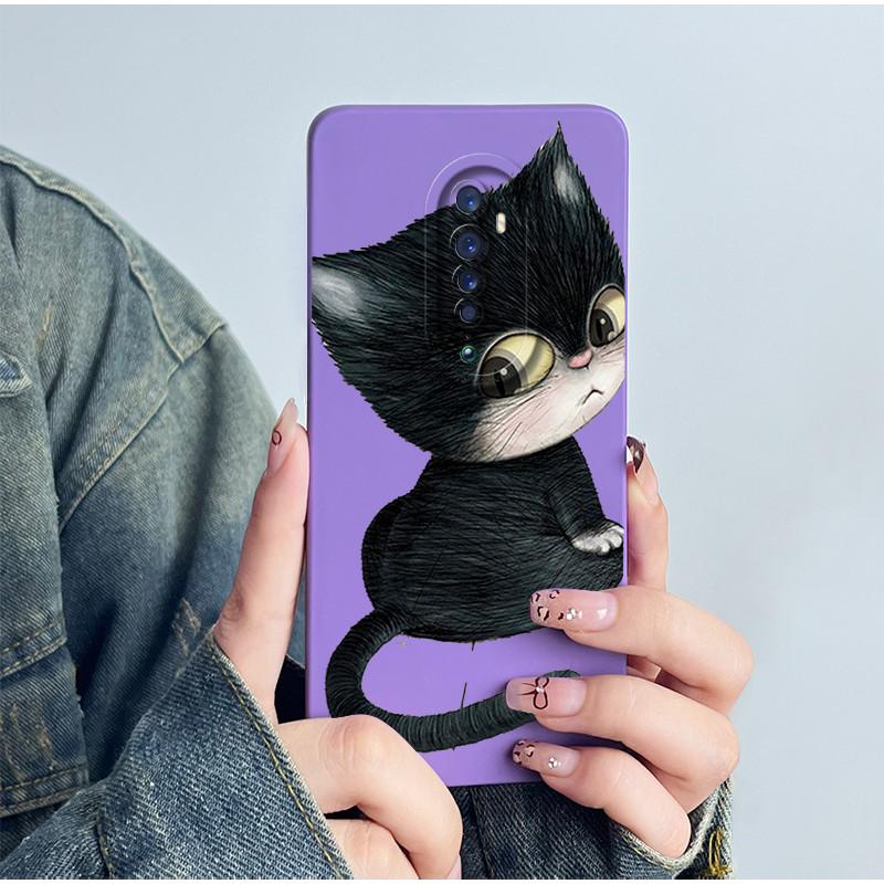 For OPPO Reno 2 Phone Case Reno2 CPH1907 Cover Soft Silicone Cute Cartoon Panda Flower Boys Girls Shell Protective Funda Casing