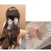 Large Bowknot Hair Claws Clip Shark Claw Hair Clips Solid Bow Hairpin Barrettes For Ponytail Women Hair Accessories Headband