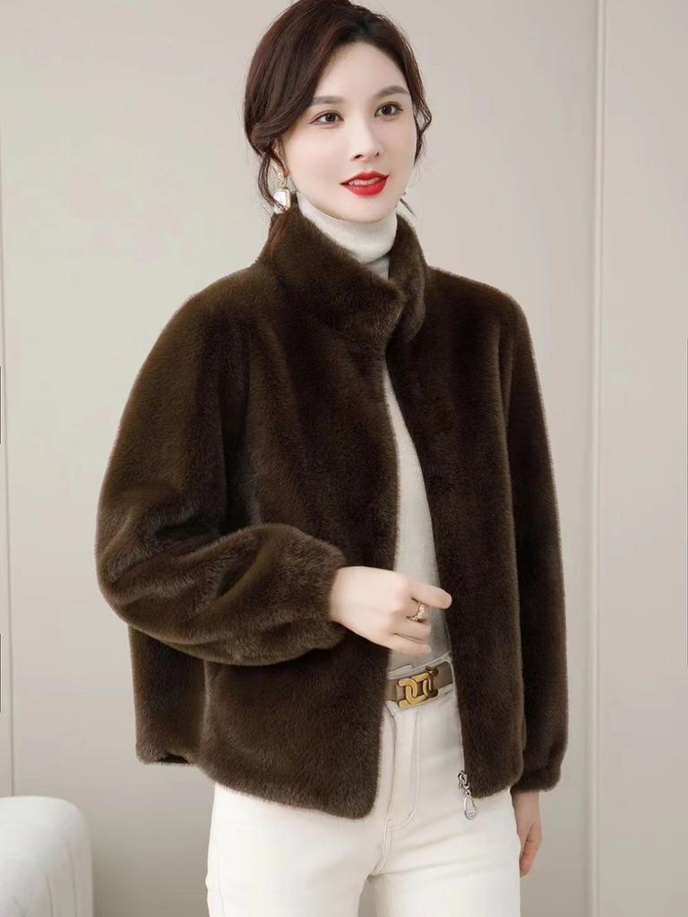 Style Winter Merell High-End Faux Fur Coat Women's Clothing