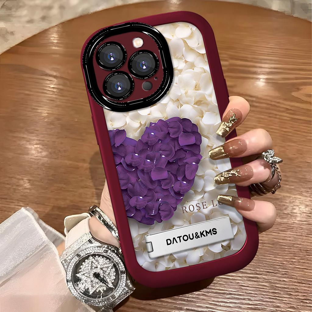 Applicable To Apple 16 Mobile Phone Case Love Petal IPhone 15 Women's Apple 14 Promax Sense Apple 13