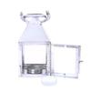 Glass Stainless Steel Lantern with One Tealight Candle|Hanging Lantern Perfect for Home Decor|Lantern for Home Decoration