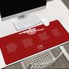 Arsenal Jubelmoment   Mauspad Schreibtischmatte, Gaming-Mauspad Mauspad, Tastaturmatte, Robuste rutschfeste Gummiunterseite, Geschenk