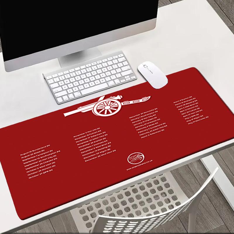 Arsenal Jubelmoment Mauspad Schreibtischmatte, Gaming-Mauspad Mauspad, Tastaturmatte, Robuste rutschfeste Gummiunterseite, Geschenk