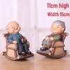 Hand-in-Hand Elderly Couple Figurine: Romantic Home Decor, Wedding or Valentine's Gift