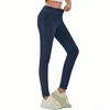 Women’s High Waist Stretchy Jeggings Skinny Fit Elastic Waistband Denim Look Pants with Pockets for Everyday Wear
