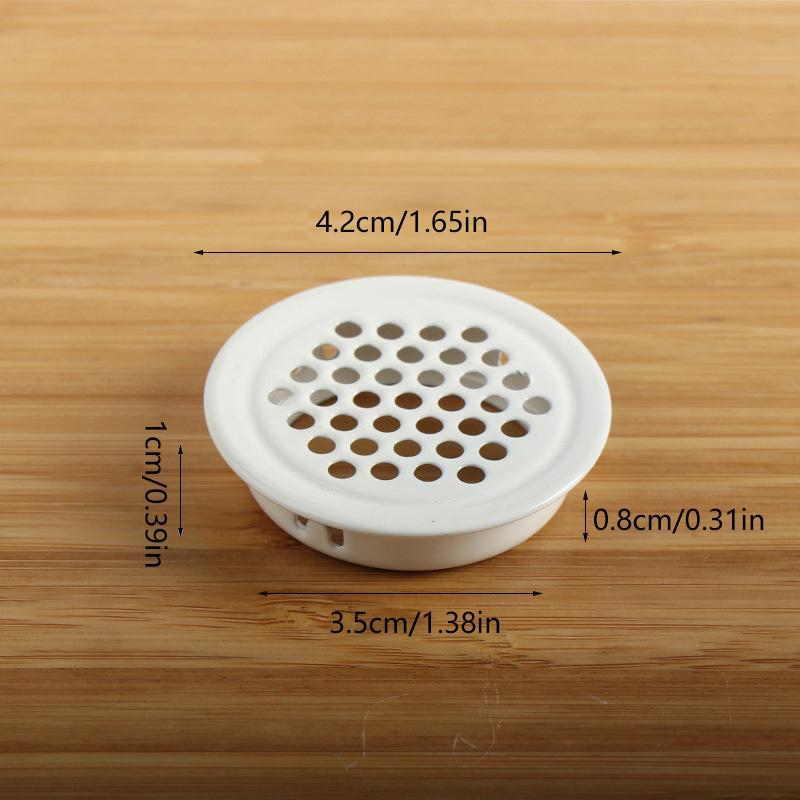 Round Mesh Hole Cover Stainless Steel Ventilation Cover For Wardrobe Cabinet Air Vent Louver Furniture Accessories Home Decor