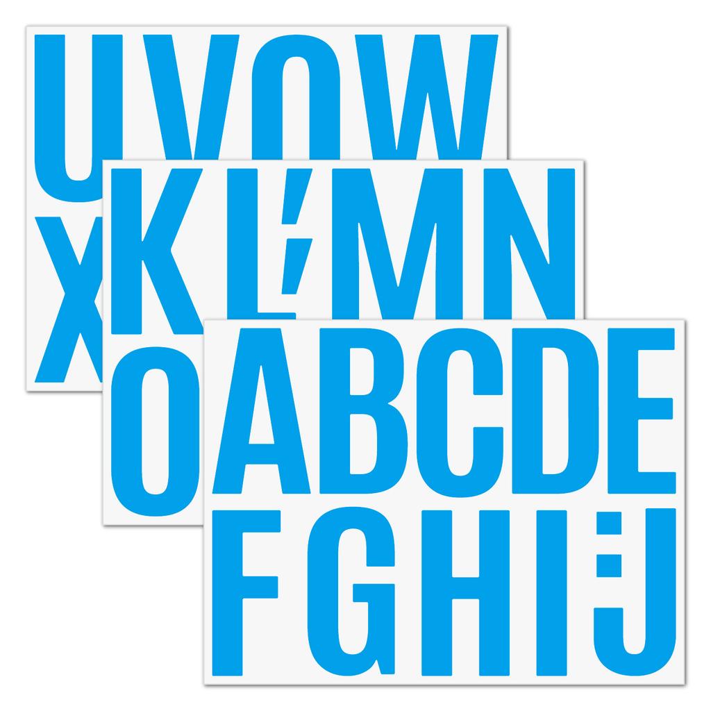 4-inch Letter Sticker Large Size Car Wall Sticker Exhibition School Kindergarten Decoration DIY Large Size Letter Sticker