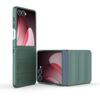 For Samsung Galaxy Z Flip 7 Case Anti-Slip Anti-Fingerprint Shockproof PC Hard Raised Lips Protection Foldable Phone Back Cover