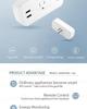 Dual Smart Plug with USB, HomeKit, Google, Tuya, WiFi & Zigbee Compatibility