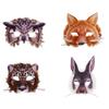 Lovely Halloween Mask Realistic Animal Face Mask Cover Cosplay Costumes Props Masked Ball Party Gifts for Adults Kids