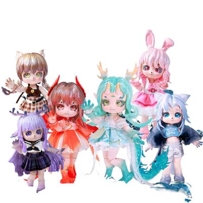 DBS MAYTREE 14cm Boneca Besta Antiga Boneca OB11 BJD Colecionável Estilo Animal Brinquedo Kawaii Presente de Aniversário Série