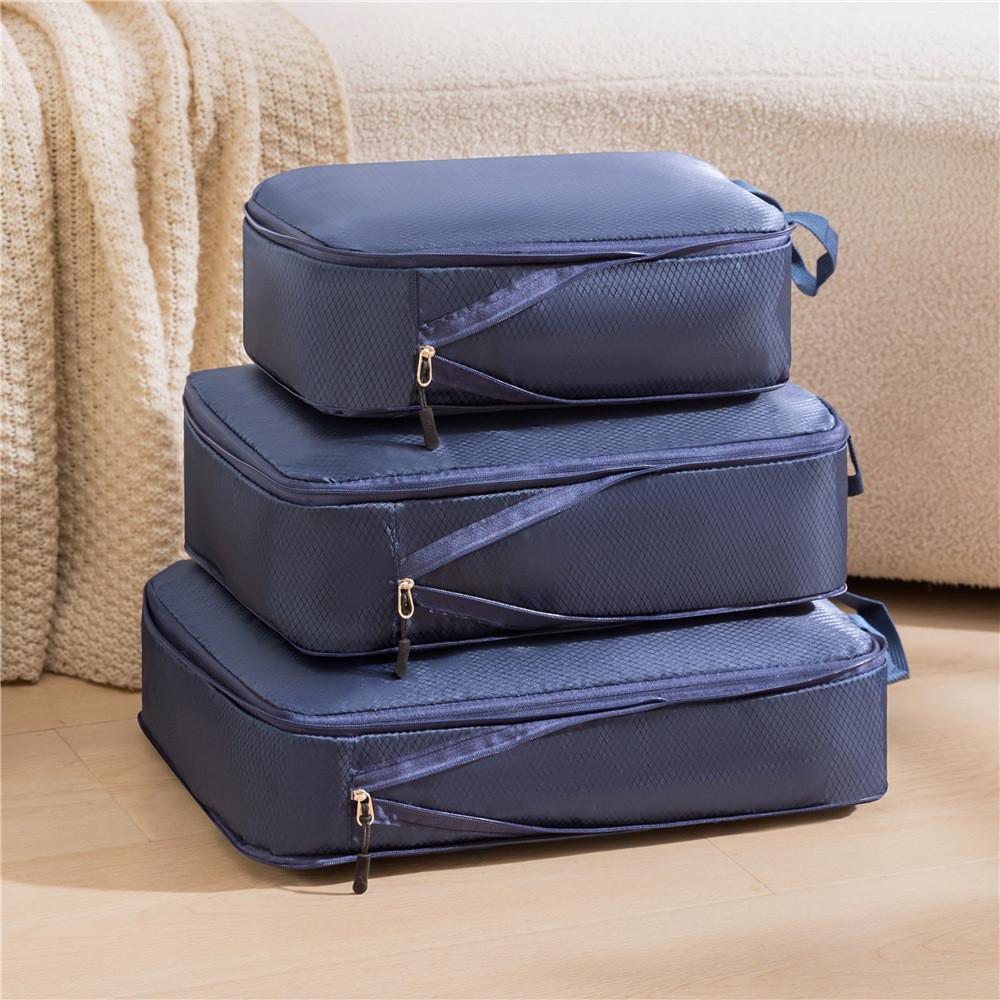 Travel Storage Set With Compression Bags For Clothes And Shoes For Efficient Packing