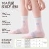 Children's socks, girls' spring and summer thin high tube mesh socks, girls' big children's pure cotton breathable sports socks, boys' baby socks