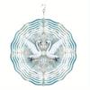 10 Inch Peacock Wind Spinner with 360 Rotating Hook Elegant Metal Garden Decor for Outdoor Patio Yard Spring Summer Fall Decoration