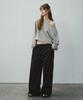 CITTA Volume Wide Drawstring Pants_Ctb562(Black)