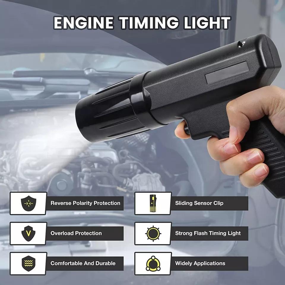 12V Car Ignition Timing Tools Petrol Auto Engine Starter Start Tester Motorcycle Test Diagnostic Strobe Lamp Inductive