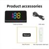 GPS HUD Digital Speedometer Head Up Display For All Car KMH Windshield Projector Car Head Up HD Display Automotive Accessories