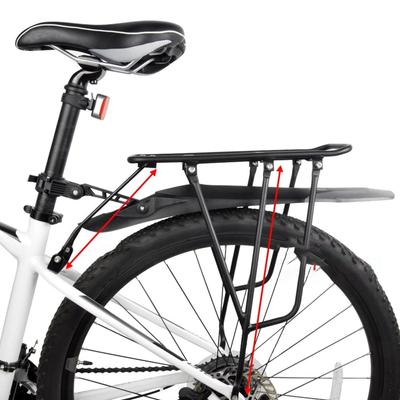 Mountainbike Hinten Gepäck Rack Träger Gepäck Halter Rücksitz Radfahren Ausrüstung Aluminium Legierung