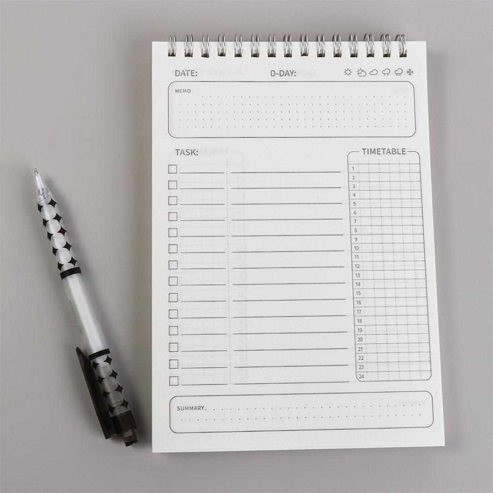 Selbstinspektionsform To-Do-Liste Planer Tagesplaner Tabelle Agenda Planer Kinder