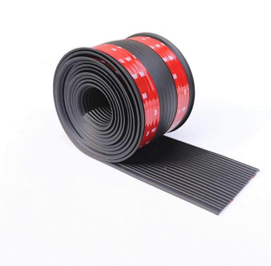 

Universal 2M Flexible Rubber Car Side Skirt Anti-collision Scratch-resistant