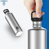 Fjbottle Garrafa de Água de Aço Inoxidável 2L para Viagens ao Ar Livre Ciclismo Esportes Garrafa de Água de Grande Capacidade Garrafa à Prova de Vazamento com Bolsa