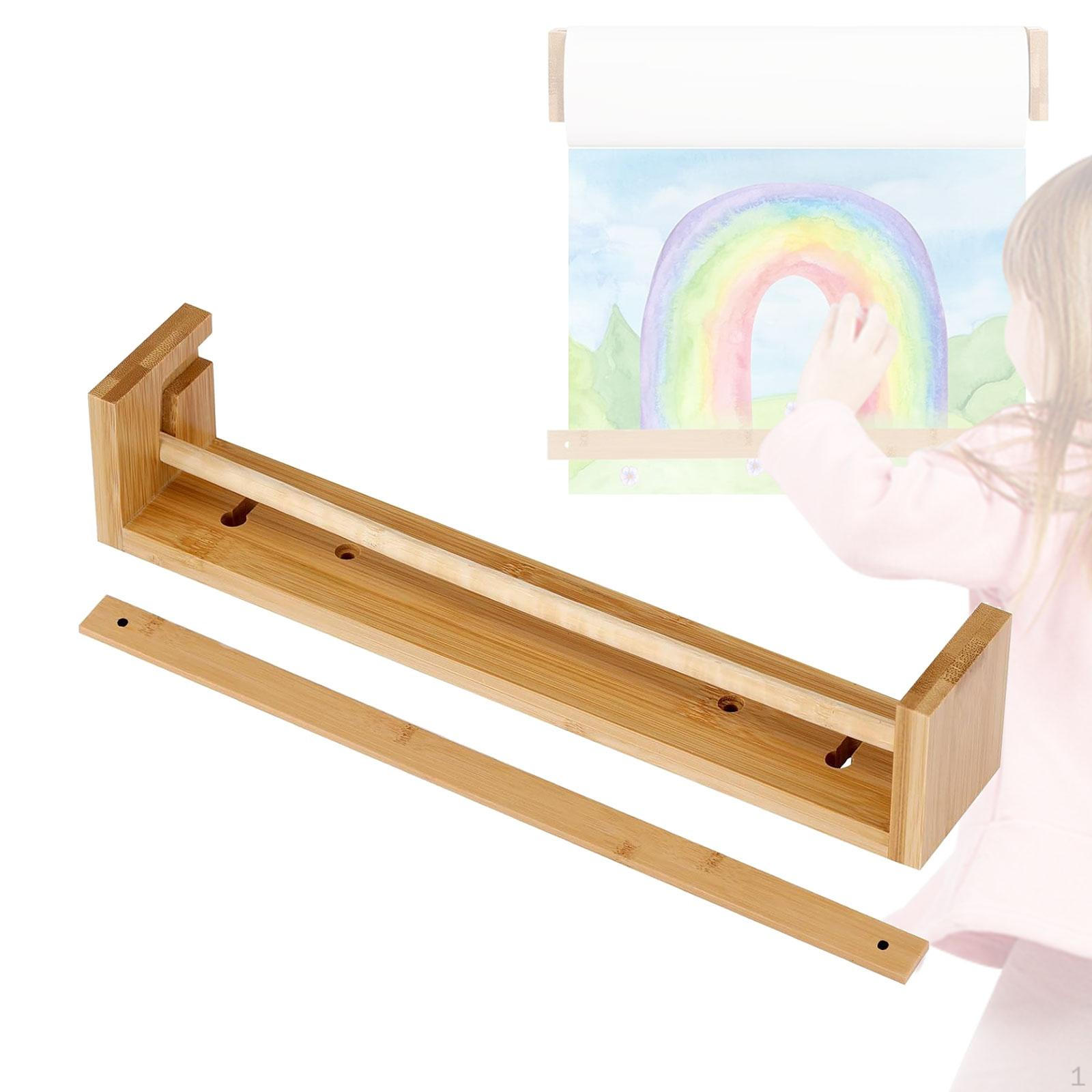 

Easel Paper Roll Holder Dispenser Portable Multipurpose Painting Rack for Office