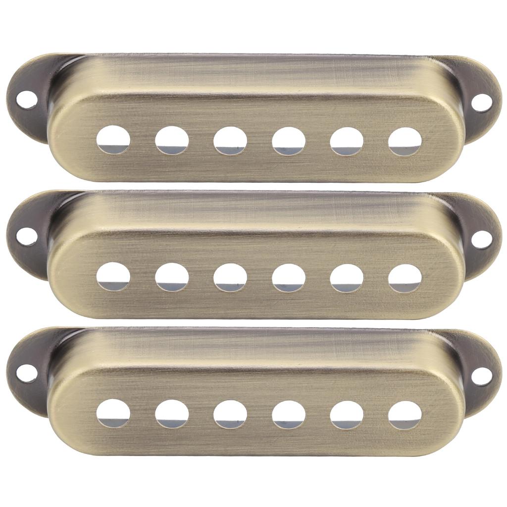 3Pcs Einzigen Pickup Abdeckung Messing 48mm/50mm/52mm Musical Instrument Zubehör für ST SQ Elektrische