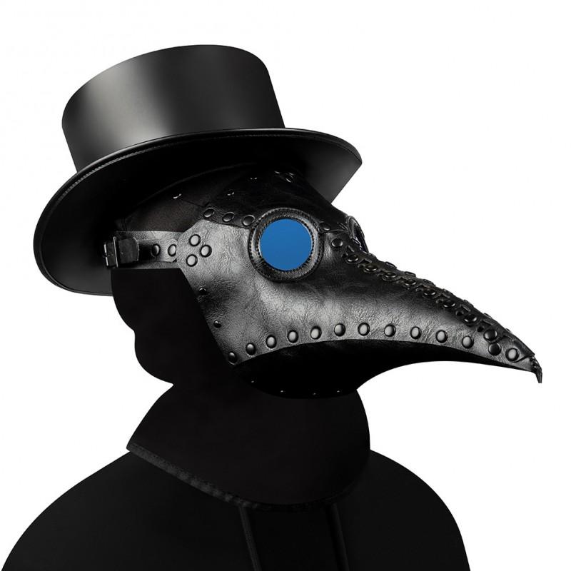 Halloween Plague Doctor Mask Witch Party Cosplay Costume Masquerade Prop Horror Style PU