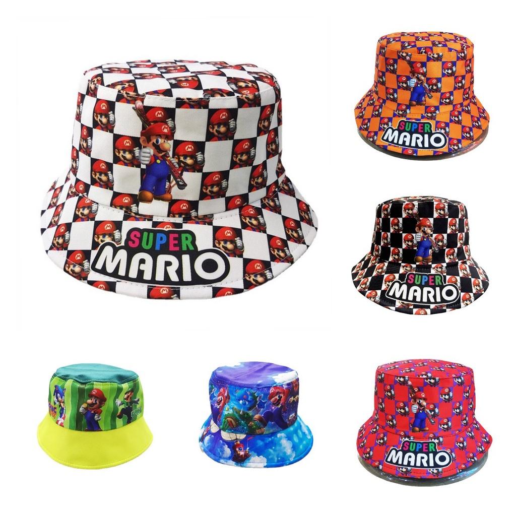 Super Mario Printed Fisherman Hat For Men And Women