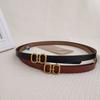 Leather Women Waist Belt Accessories With Alloy Buckle For Dresses And Outerwear