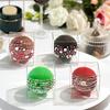 10Pcs PVC Clear Transparent Boxes for Wedding/Christmas Event Favors, Ideal for Chocolate, Candy, Apple Gifts.