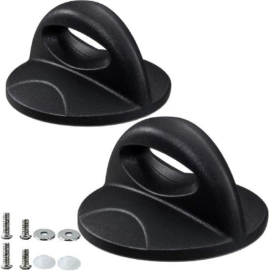 2Pcs Universal Pot Lid Top Replacement Knob, Bakelite Pan Lid Holding Handle, Heat Resistant and Prevent Static Electricity, Easy Installation Easy