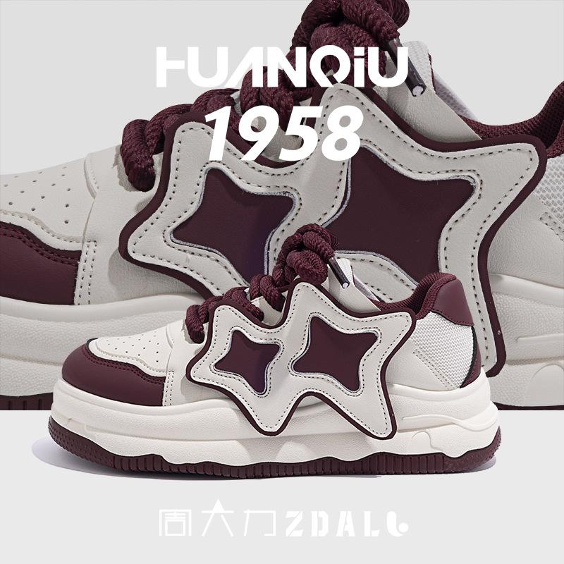 Global ZHQ5212 little white shoes women's versatile spring ins trendy shoes original casual sports board shoes fashion