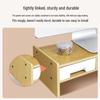 Beifang Bamboo Monitor Riser with 3 Storage Drawers